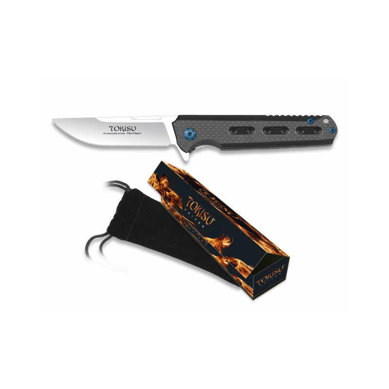 TOKISU h 8.6 cm Canivete de fibra de carbono