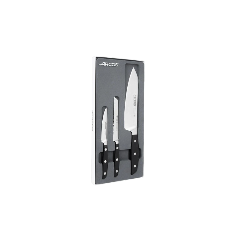 Conjunto de 3 facas de cozinha Arcos Manhattan