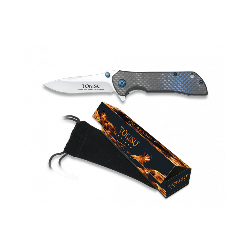 TOKISU pocket knife Carbon fiber Blade 72 cm