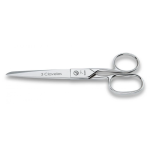 Ciseaux de couturière nickelés 3 claveles 18 cm