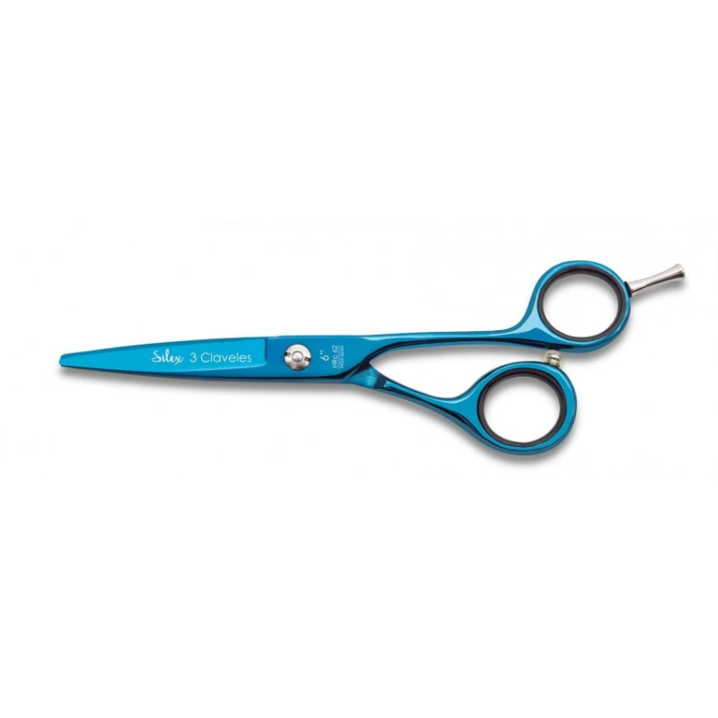 Tijera Peluquero 3 Claveles Silex TIN
