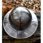 Sombrero medieval de hierro acero de 1,6 mm