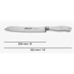 Arcos Riviera blanc Brotmesser 200 mm