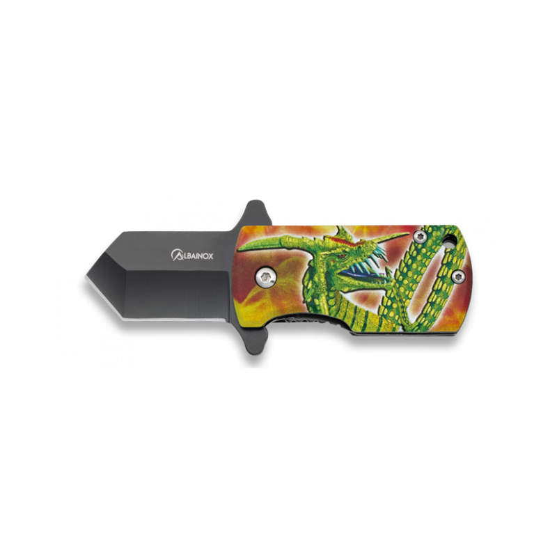 Albainox 3D Dragon pocket knife Blade 4 cm