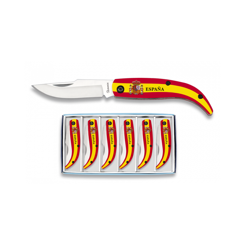 Set di 6 pz Albainox Escudo España Coltellino Tascabile