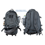 Sac à dos noir avec poche respirante