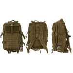 Mochila táctica color arena de 38 litros