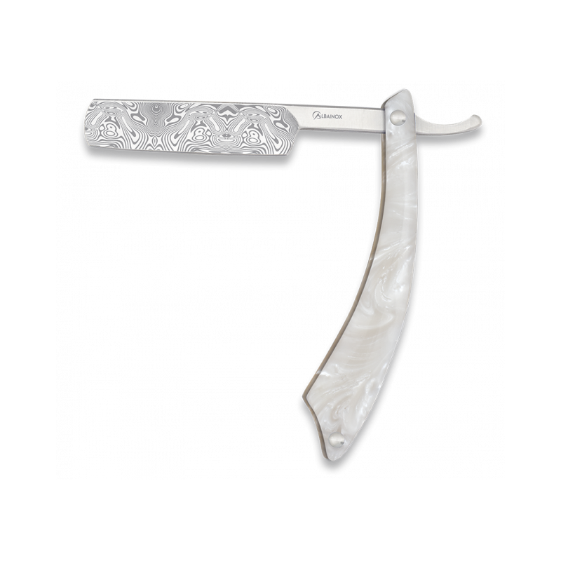 faca de barbeiro madrepérola Albainox blade17.4