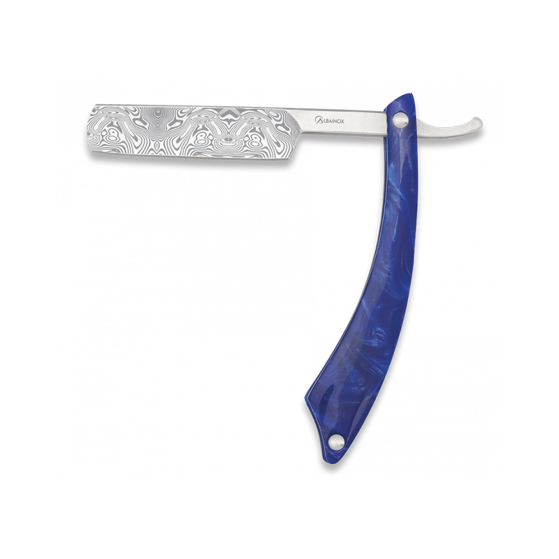 Albainox blue nacre razor knife