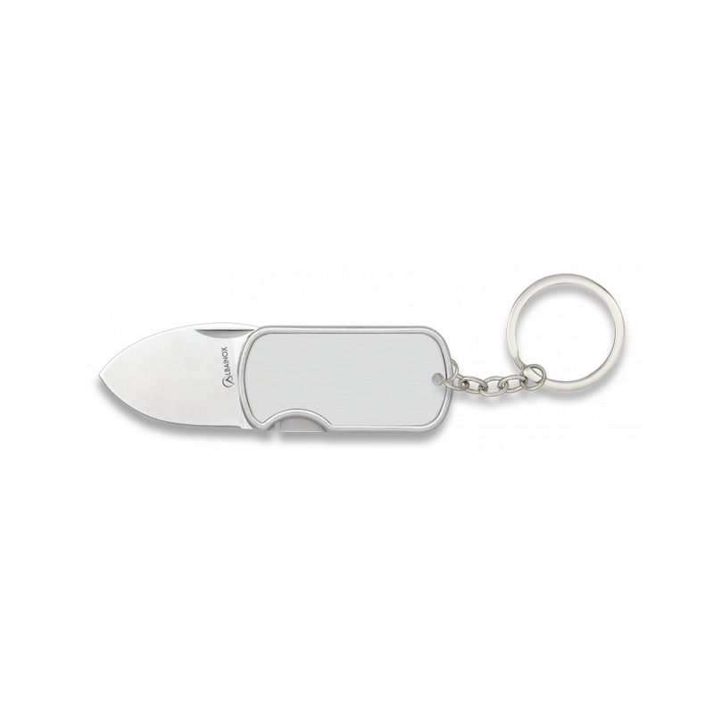 Albainox Dog Tag coltello tascabile. portachiavi. 4 CM