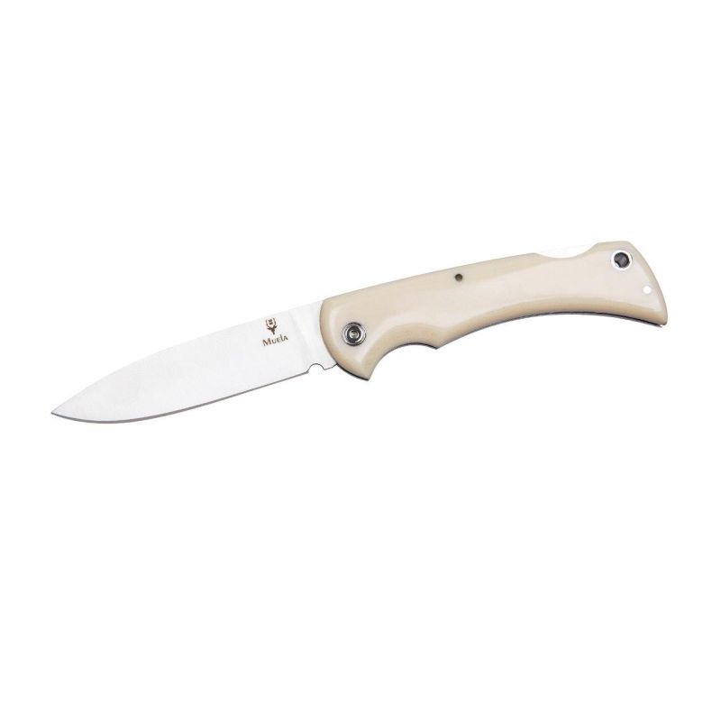 BX-9W Muela Messer Micarta Blanca