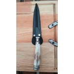 Cuchillo argentino Pampa de Acero Asta de Ciervo (14 cm)