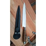 Coltello argentino Pampa de Acero manico guayubira 20 cm