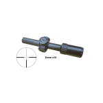 Zasdar 1-10x24 mm Riflescope. Type 4 Reticle with Illuminated Center Dot.