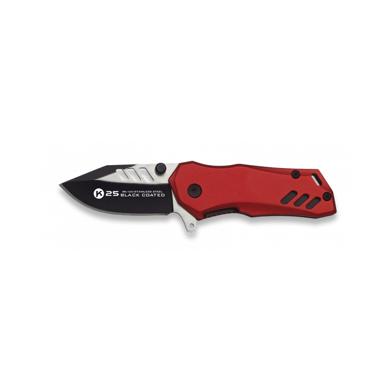K25 red pocket knife Blade 5 cm