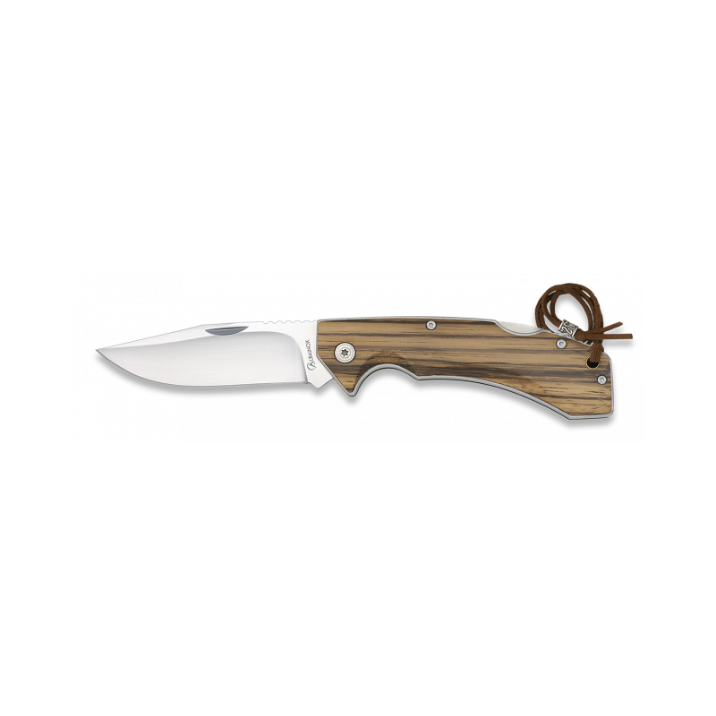 Albainox Zebra Wood coltello da tasca. Lama 9 cm