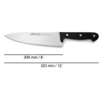 Couteau de chef avec alvéoles Arcos Universal 200 MM