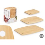 SET OF 3 BAMBOO CUTTING BOARDS