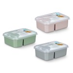 Scatola del pranzo da 1800 ml con separatore e posate