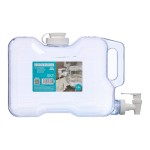 Dispensador de água de plástico com torneira (7,5 litros) para campismo e eventos
