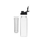 Garrafa com infusor de fruta e filtro 650ml - Para água aromatizada e detox