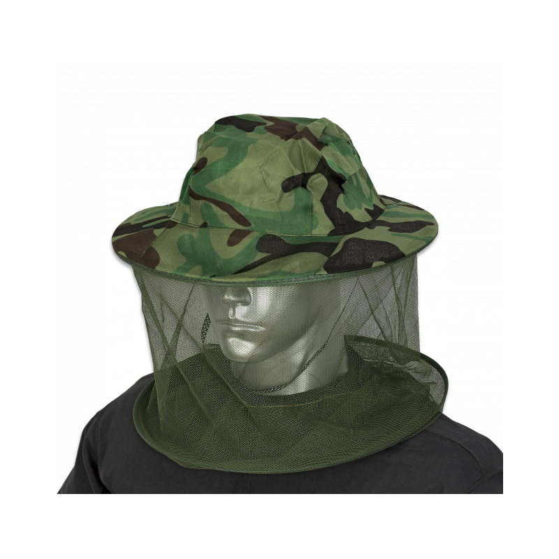 Gorro mosquitera camo verde BARBARIC
