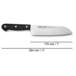 Coltello Santoku con alveoli universali Arcos 170 mm