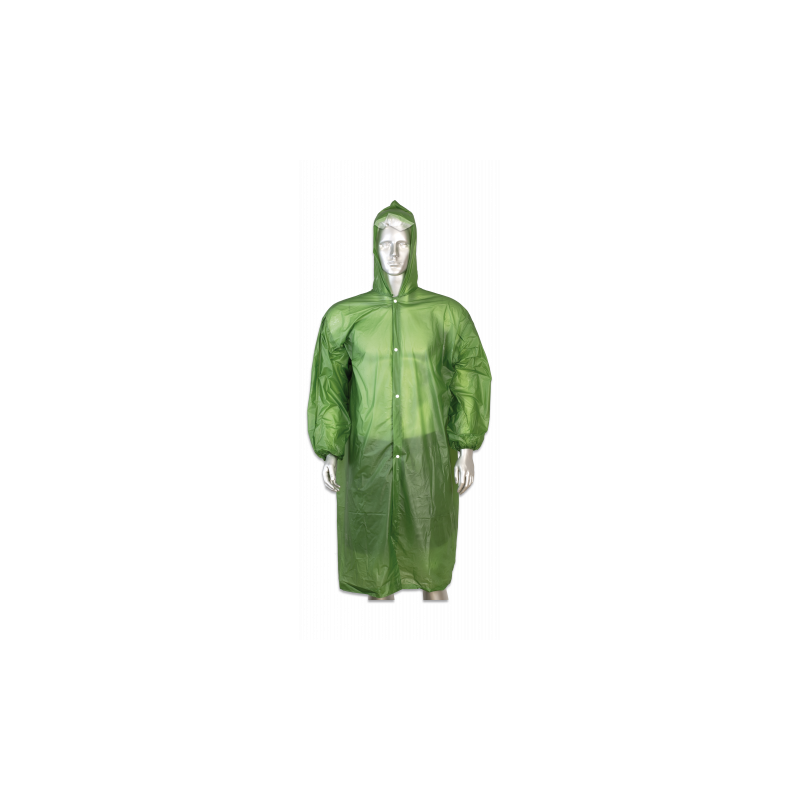Poncho impermeable Verde.