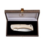 Navaja Muela acero DAMAX micarta blanca BX-9W.DX