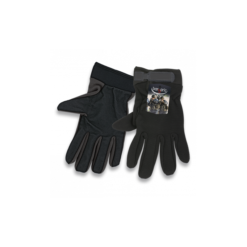 Schwarze barbarische Handschuhe