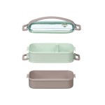 DOPPELDECKIGER LUNCHBOX-GRIFF TPR 1,6L VERSCHIEDENE FARBEN