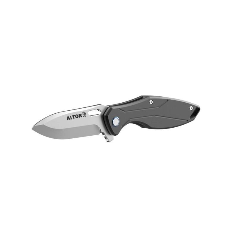 Omerta Aitor Taschenmesser SILBERSCHWARZ - 291295SB