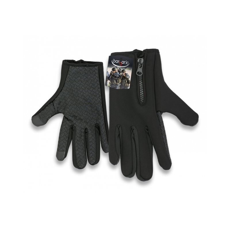 Schwarze barbarische Handschuhe