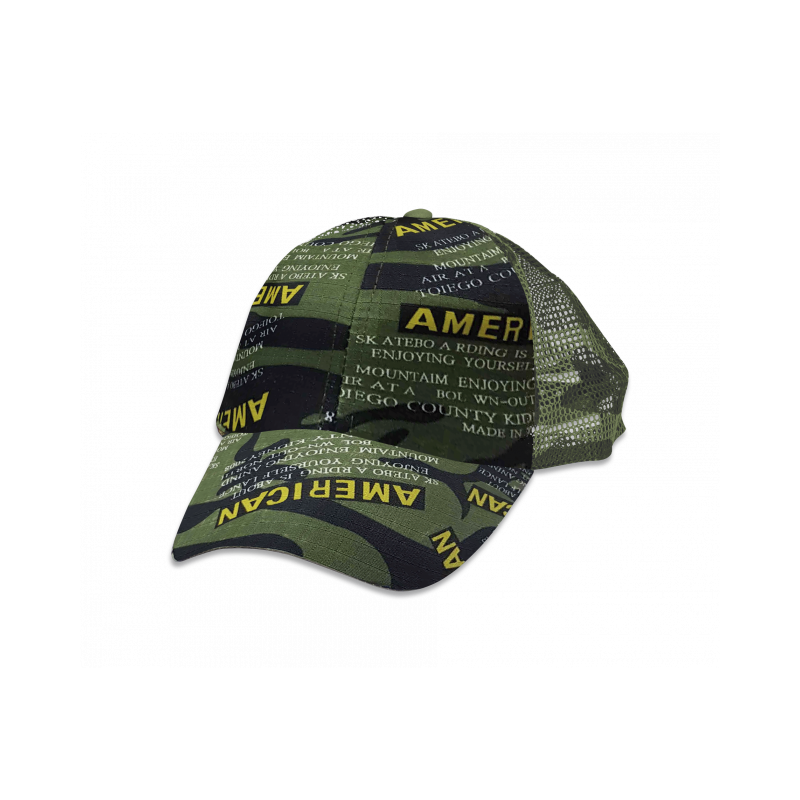 Boné camuflado americano