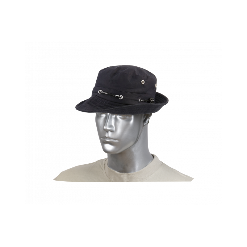 Barbaric black booniet hat