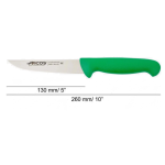 Coltello da cucina verde Arcos 2900 130 mm