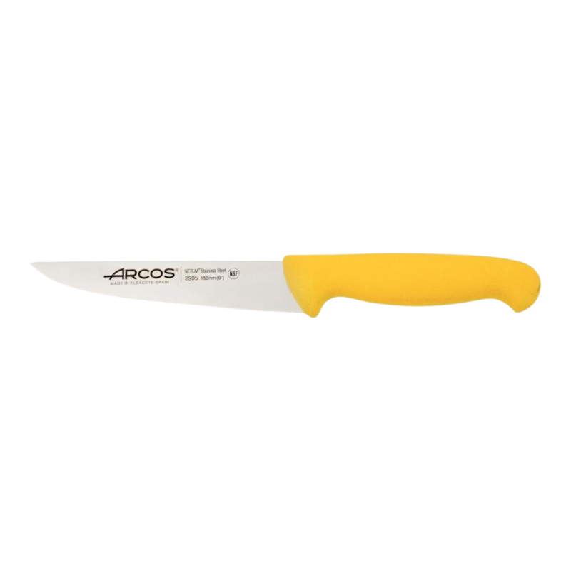 Couteau de cuisine jaune Arcos 2900 150 mm