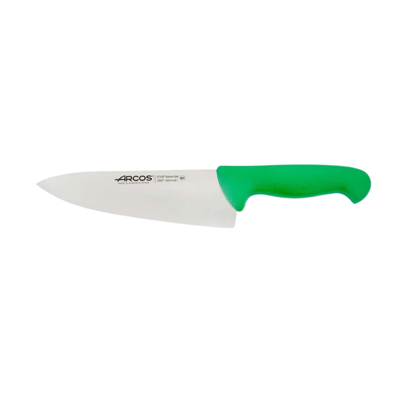 Cuchillo Cocinero color verde Arcos 2900 200 mm