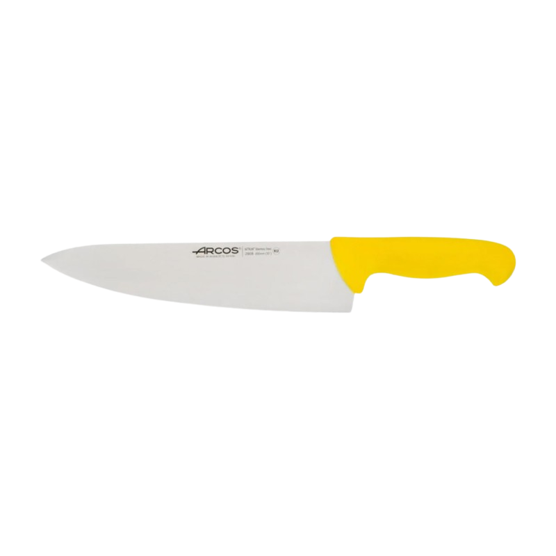 Kochmesser gelbe Farbe Arcos 2900 250 mm