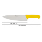 Couteau de chef couleur jaune Arcos 2900 250 mm