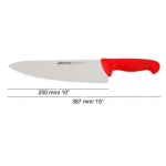 Couteau de chef rouge Arcos 2900 250 mm