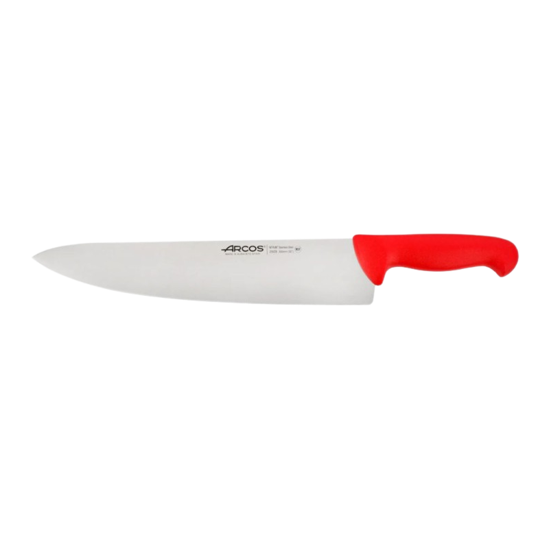 Cuchillo Cocinero color rojo Arcos 2900 300 mm