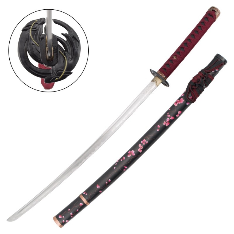 Katana Atsu Lobos Gémeos - Fantasma de Yotei