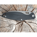 Coltellino tascabile Omerta Aitor ARGENTO NERO - 291295SB