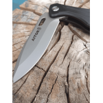 Coltellino tascabile Omerta Aitor ARGENTO NERO - 291295SB