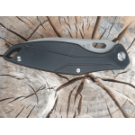 Coltellino tascabile Omerta Aitor ARGENTO NERO - 291295SB