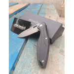Coltellino tascabile Omerta Aitor ARGENTO NERO - 291295SB