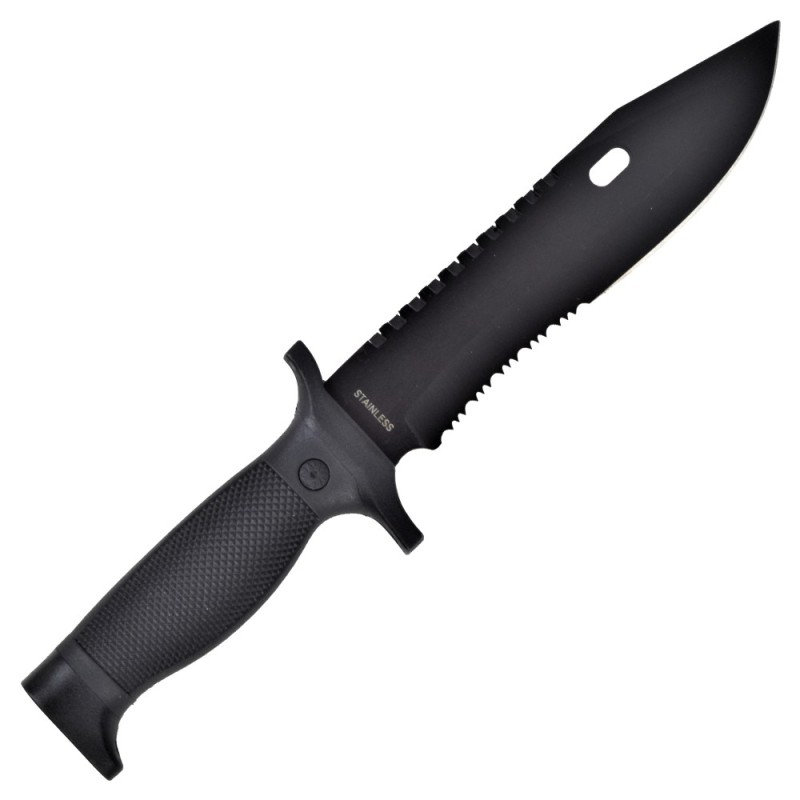 Coltello tattico nero