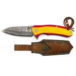 Spain Damascus Pocket Knife