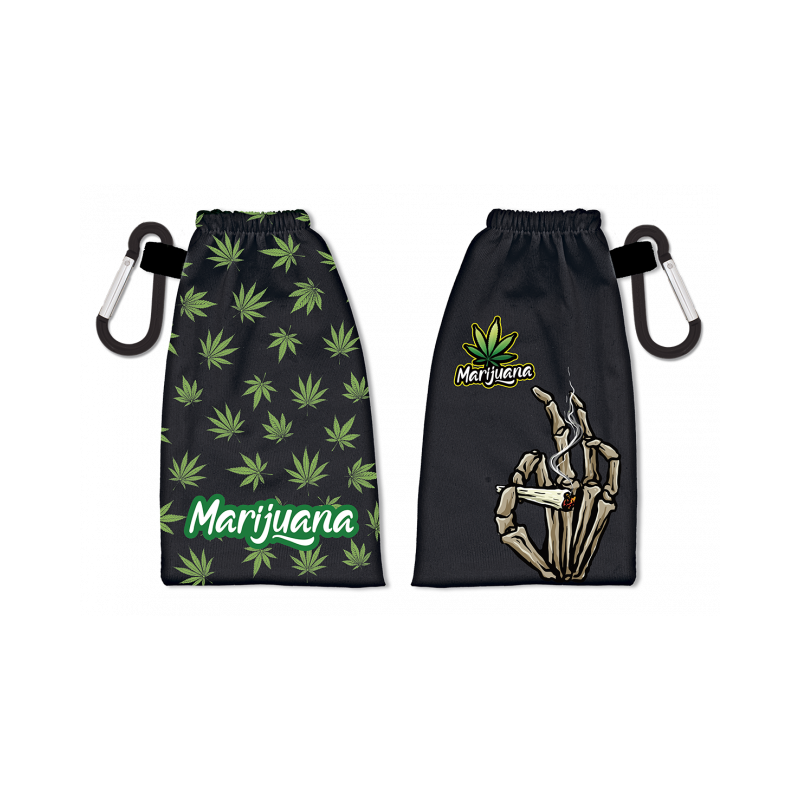 Porta maschera di marijuana reversibile